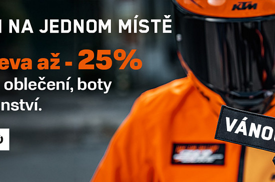 Vánoční sleva až 25% KTM