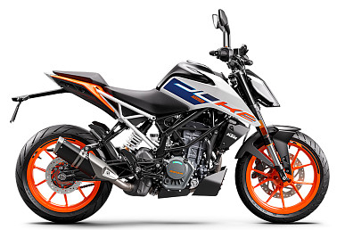 KTM 125 DUKE white 2023