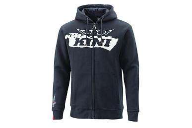 KTM RIPPED LOGO ZIP HOODIE 