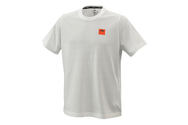 KTM PURE RACING TEE WHITE velikost XXXL