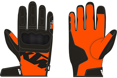 KTM STREET EVO K-HYDROTECH GLOVES velikost XXL/12