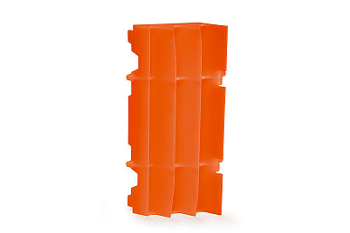 KTM RADIATOR SHIELD PROTECTION ORANGE 03